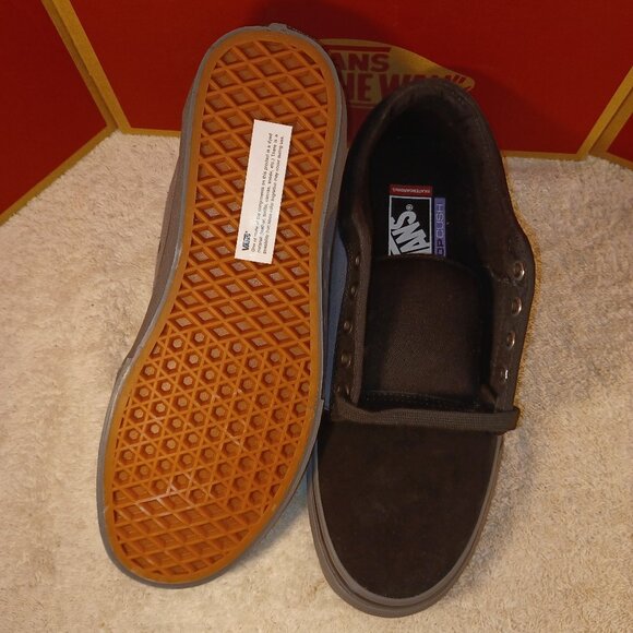 Vans Men's 7/Women's 8.5 Chukka Low Denim Black Pewter VN0A4BX47IW - Picture 3 of 12